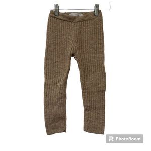 Zara Ribbed Knits Legging Pants 2/3 Y